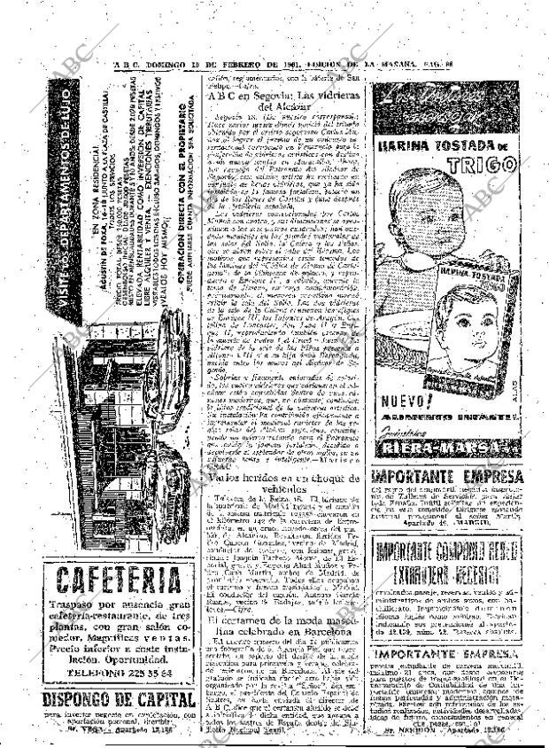 ABC MADRID 19-02-1961 página 98