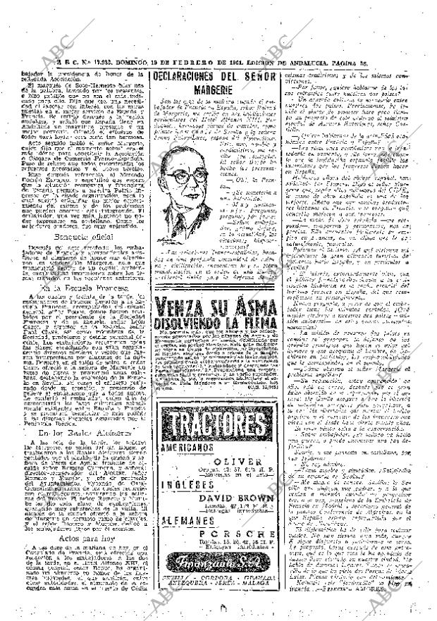 ABC SEVILLA 19-02-1961 página 58