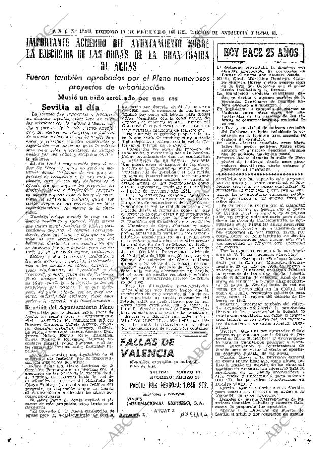 ABC SEVILLA 19-02-1961 página 63