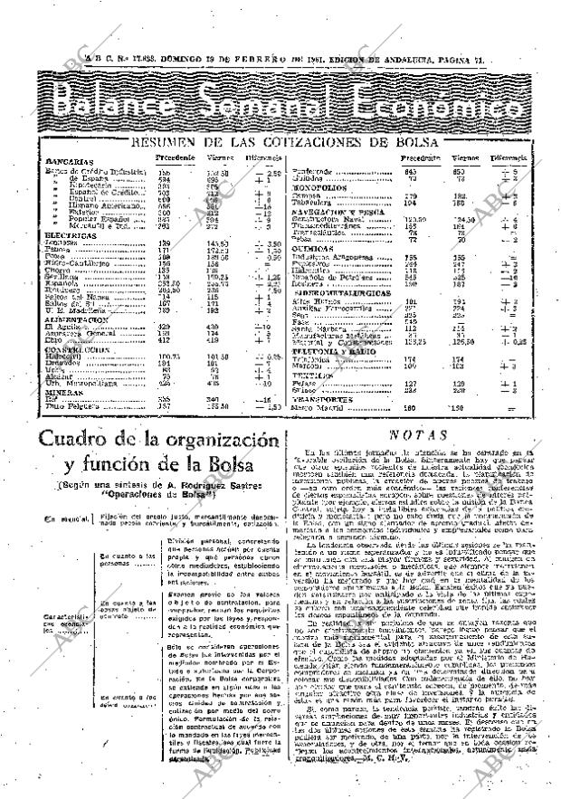 ABC SEVILLA 19-02-1961 página 71