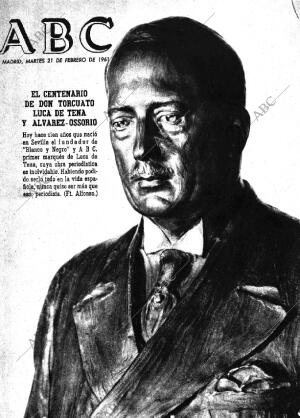 ABC MADRID 21-02-1961 página 1