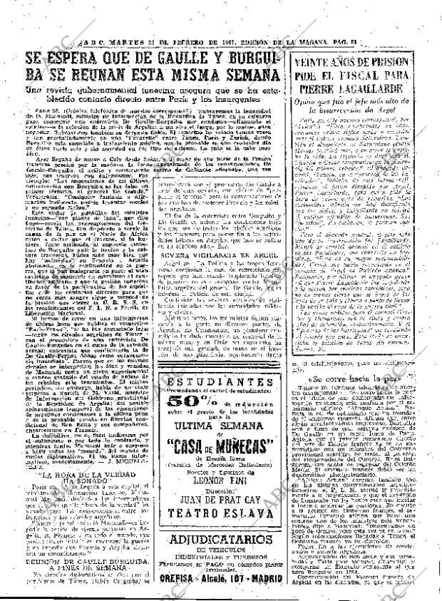 ABC MADRID 21-02-1961 página 51