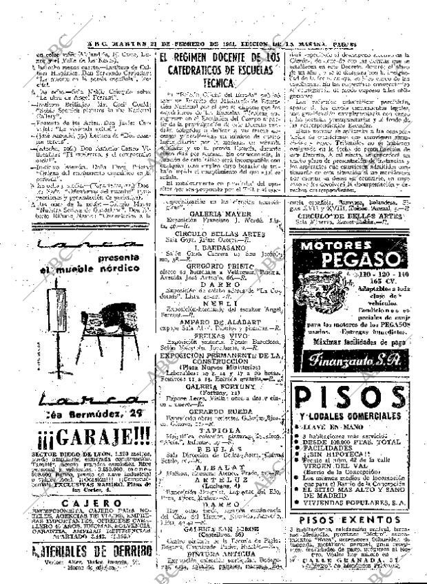 ABC MADRID 21-02-1961 página 62