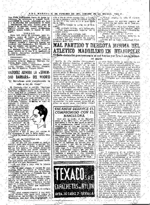 ABC MADRID 21-02-1961 página 71