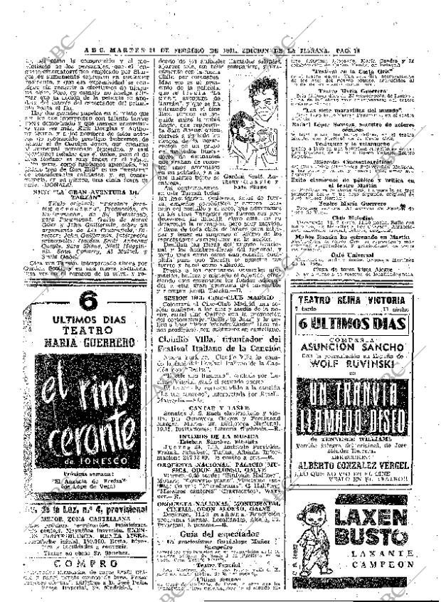 ABC MADRID 21-02-1961 página 78