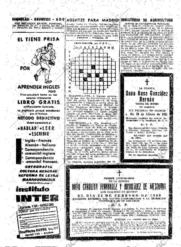 ABC MADRID 21-02-1961 página 90