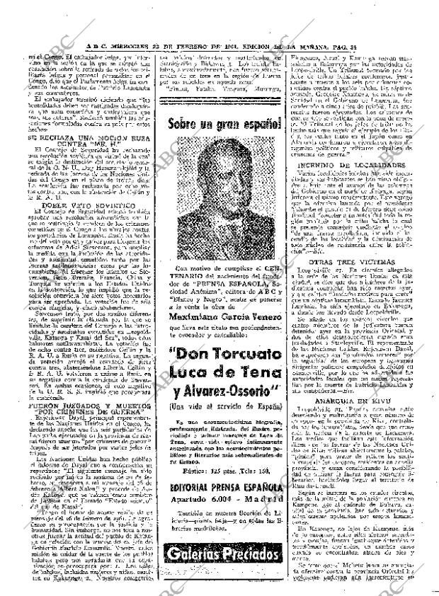 ABC MADRID 22-02-1961 página 34