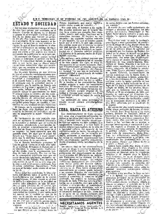 ABC MADRID 22-02-1961 página 36