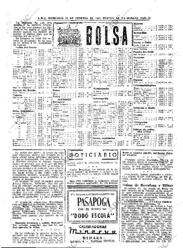 ABC MADRID 22-02-1961 página 53