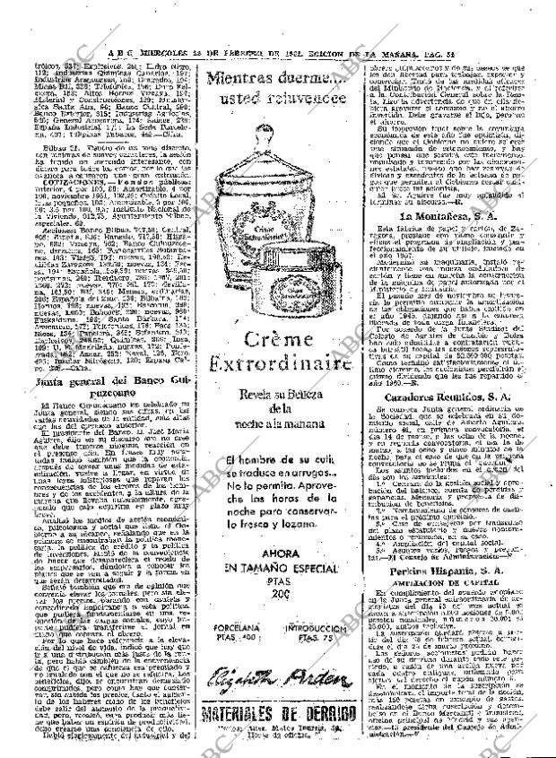 ABC MADRID 22-02-1961 página 54