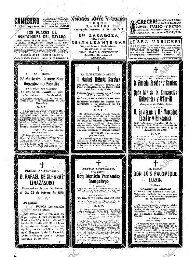 ABC MADRID 22-02-1961 página 70