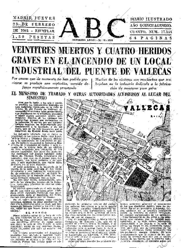 ABC MADRID 23-02-1961 página 21