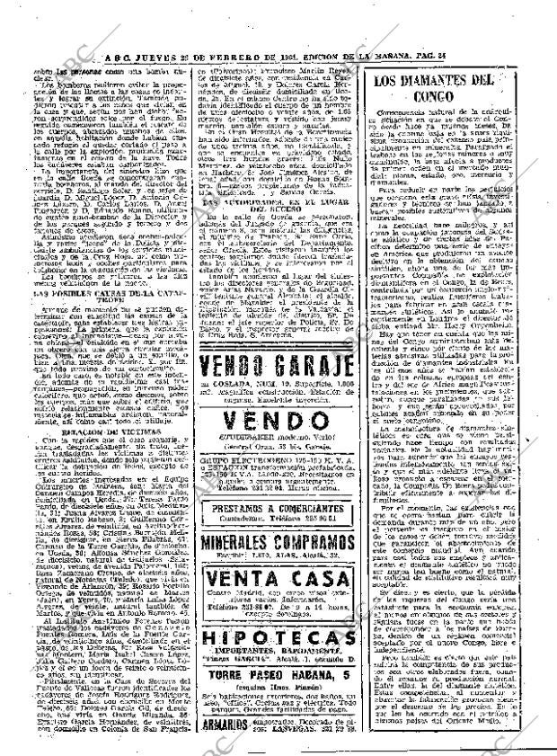 ABC MADRID 23-02-1961 página 22