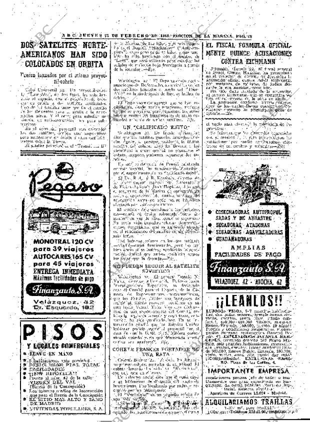 ABC MADRID 23-02-1961 página 26