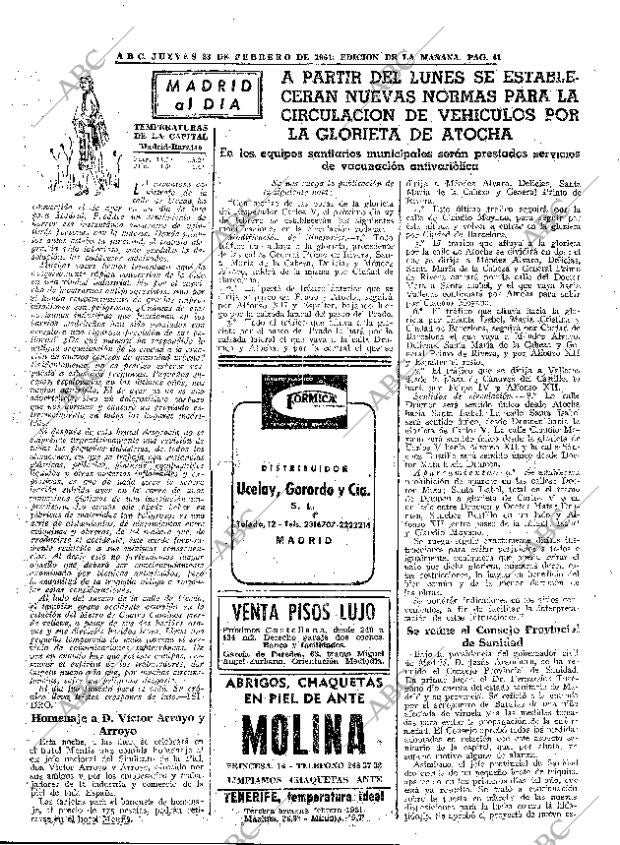 ABC MADRID 23-02-1961 página 39