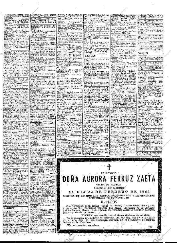 ABC MADRID 23-02-1961 página 57