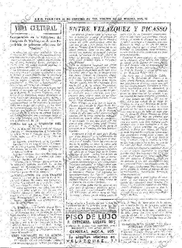 ABC MADRID 24-02-1961 página 35