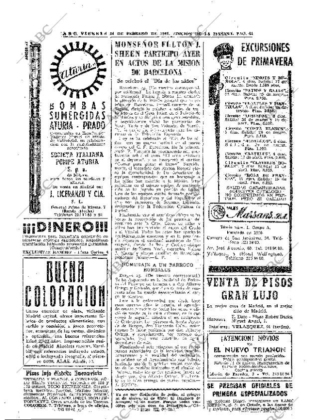 ABC MADRID 24-02-1961 página 44