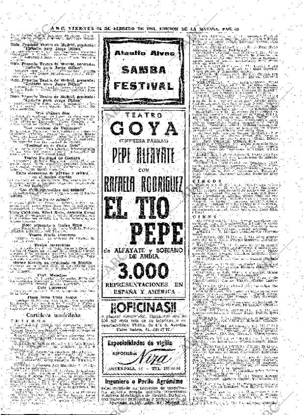 ABC MADRID 24-02-1961 página 53