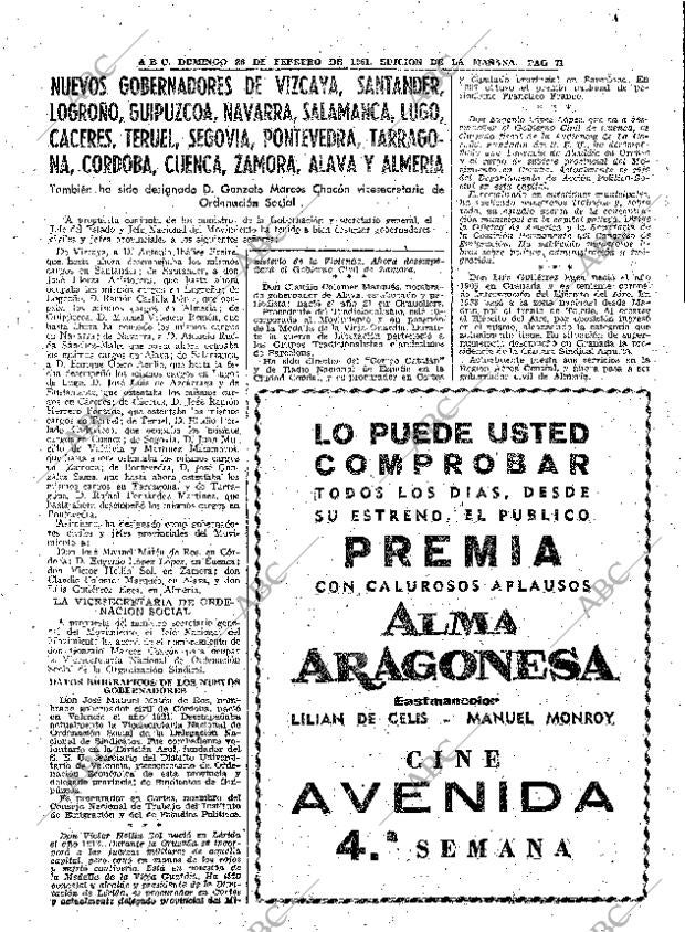 ABC MADRID 26-02-1961 página 71