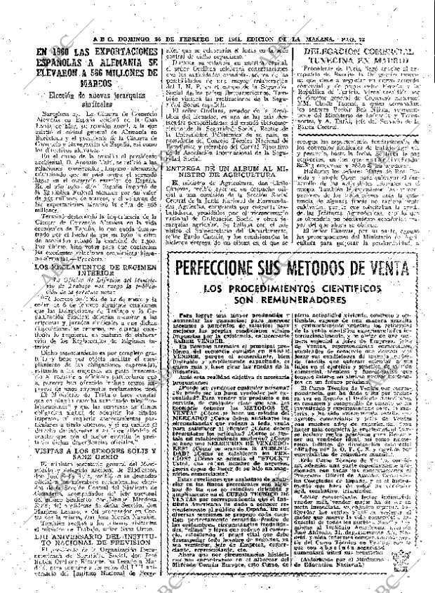 ABC MADRID 26-02-1961 página 73