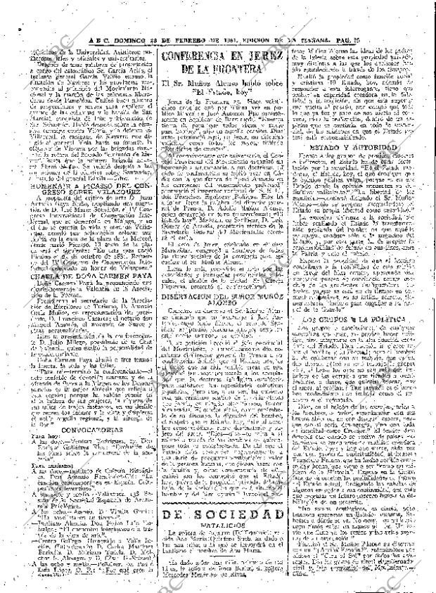 ABC MADRID 26-02-1961 página 79