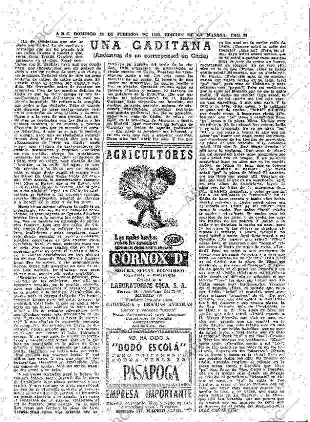 ABC MADRID 26-02-1961 página 83