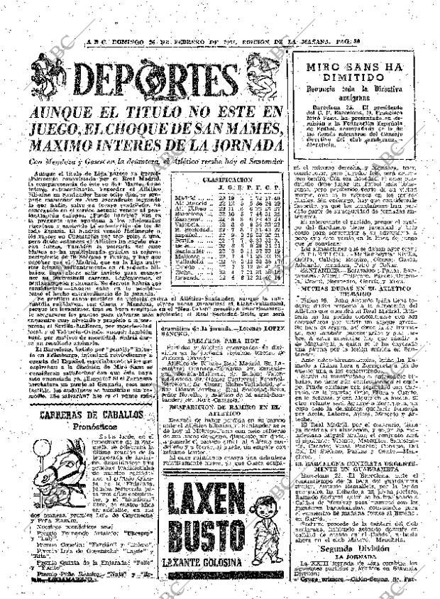 ABC MADRID 26-02-1961 página 89