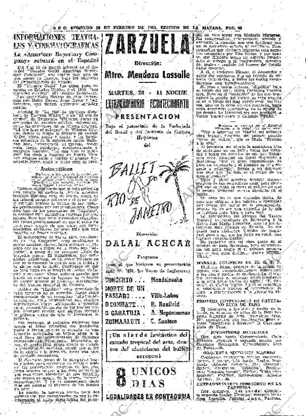 ABC MADRID 26-02-1961 página 93