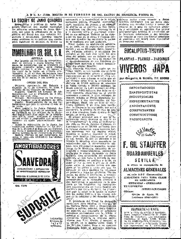 ABC SEVILLA 28-02-1961 página 30