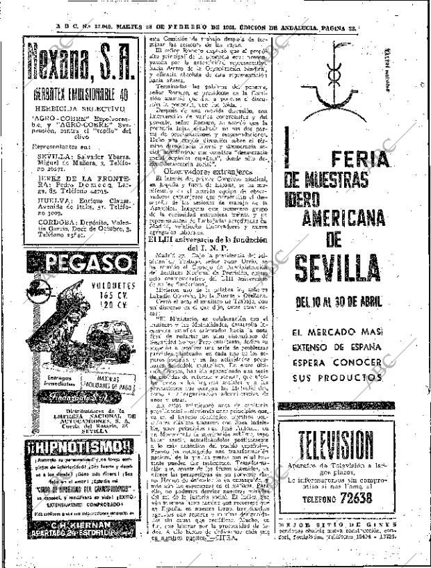 ABC SEVILLA 28-02-1961 página 32