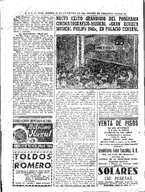 ABC SEVILLA 28-02-1961 página 49