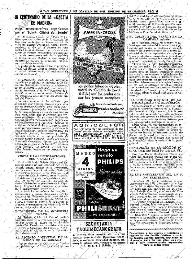 ABC MADRID 01-03-1961 página 34