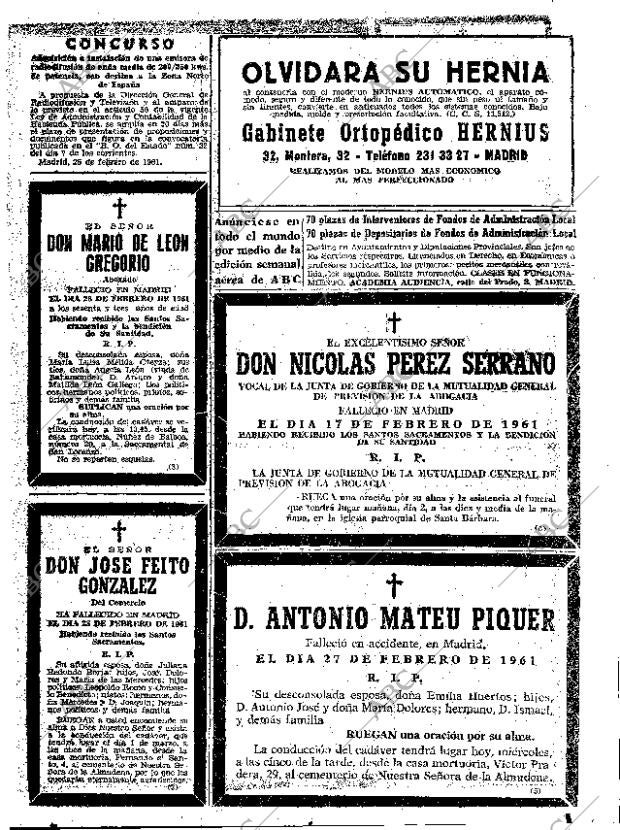 ABC MADRID 01-03-1961 página 61