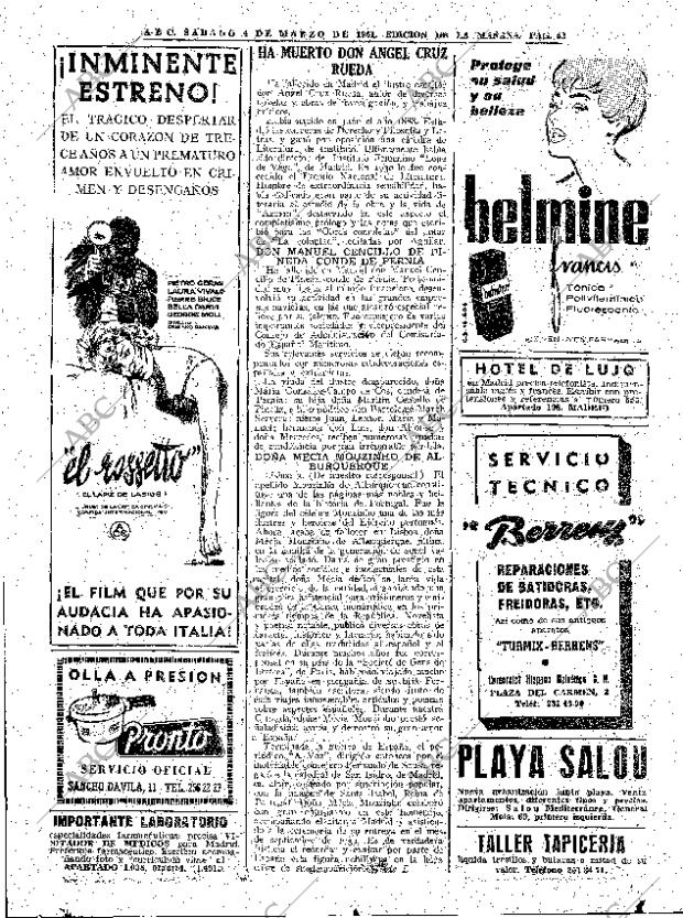 ABC MADRID 04-03-1961 página 42