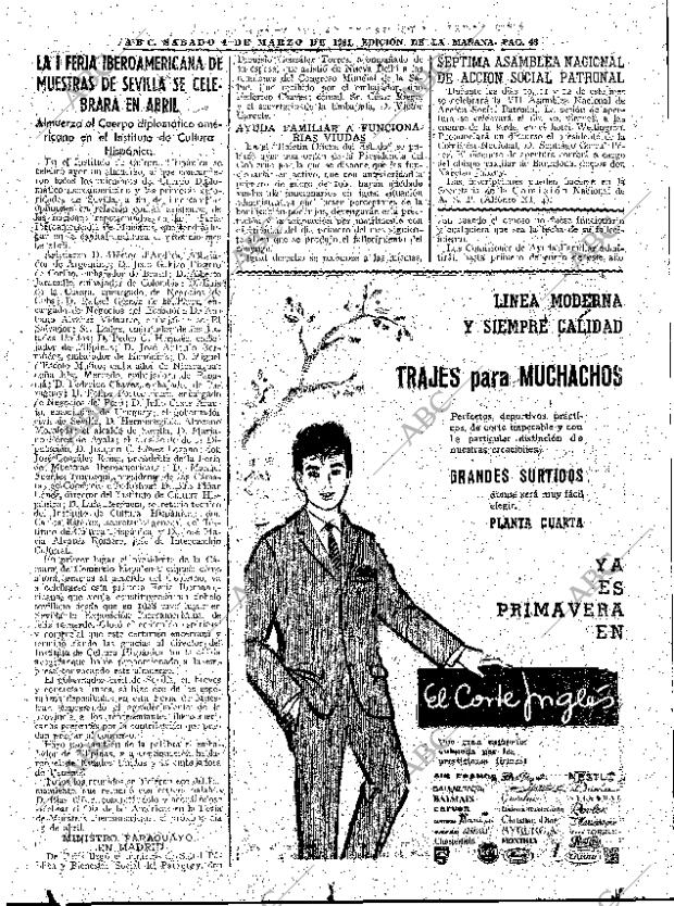 ABC MADRID 04-03-1961 página 43