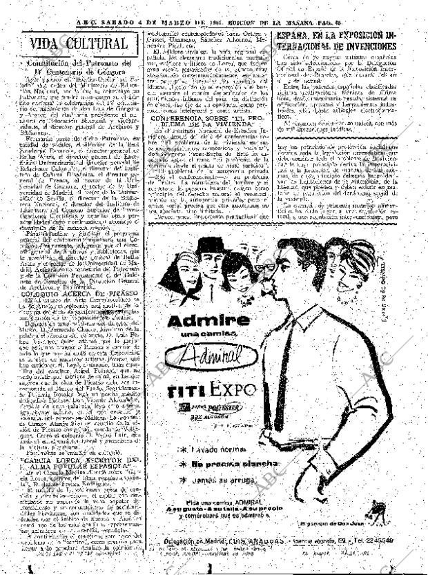 ABC MADRID 04-03-1961 página 45