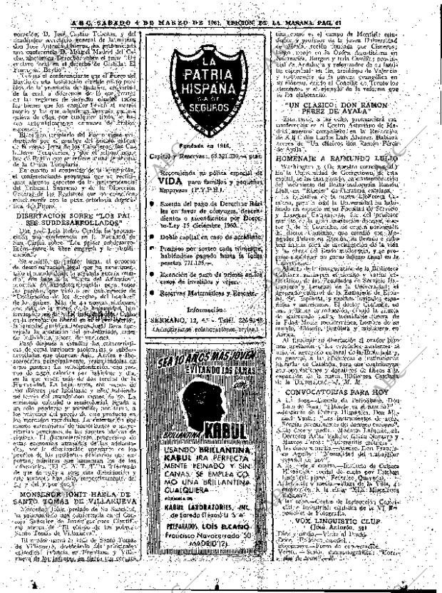 ABC MADRID 04-03-1961 página 47