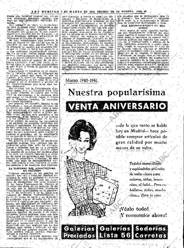 ABC MADRID 05-03-1961 página 65
