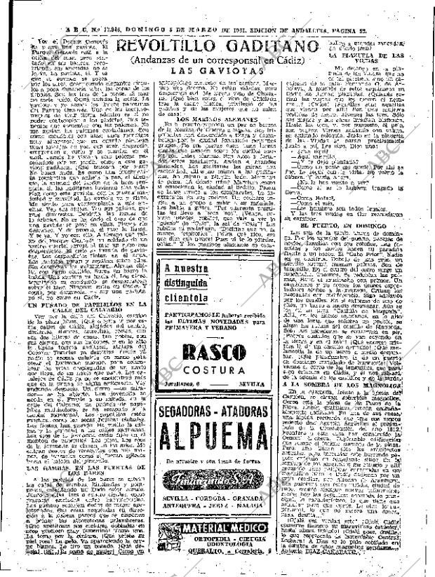 ABC SEVILLA 05-03-1961 página 59