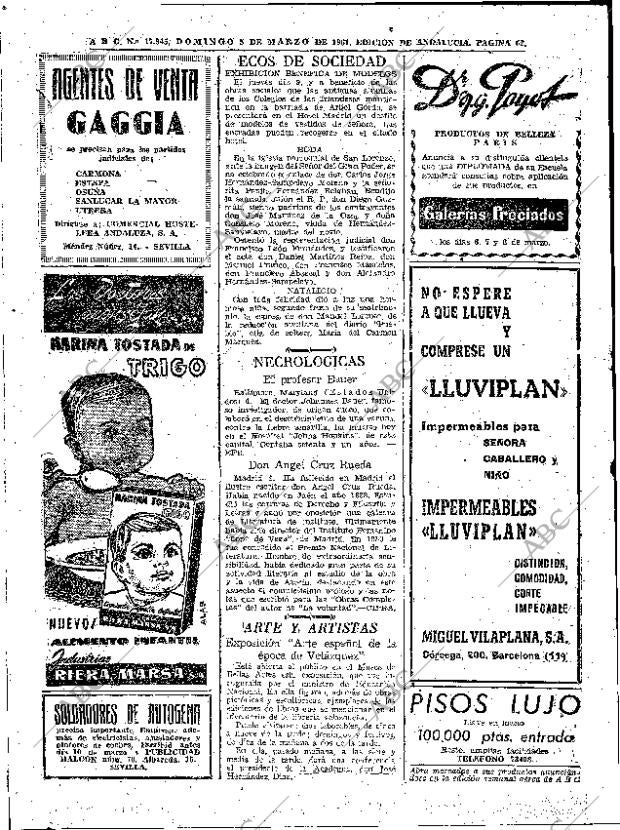 ABC SEVILLA 05-03-1961 página 62