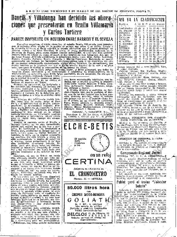 ABC SEVILLA 05-03-1961 página 71