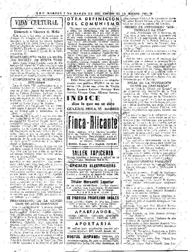 ABC MADRID 07-03-1961 página 59