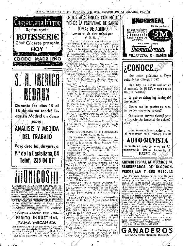 ABC MADRID 07-03-1961 página 64
