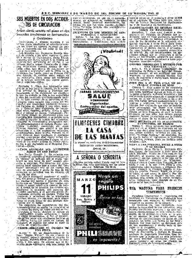 ABC MADRID 08-03-1961 página 42