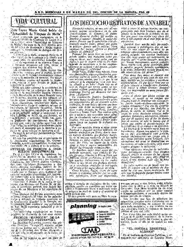 ABC MADRID 08-03-1961 página 45