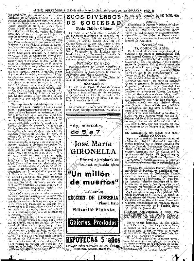 ABC MADRID 08-03-1961 página 51