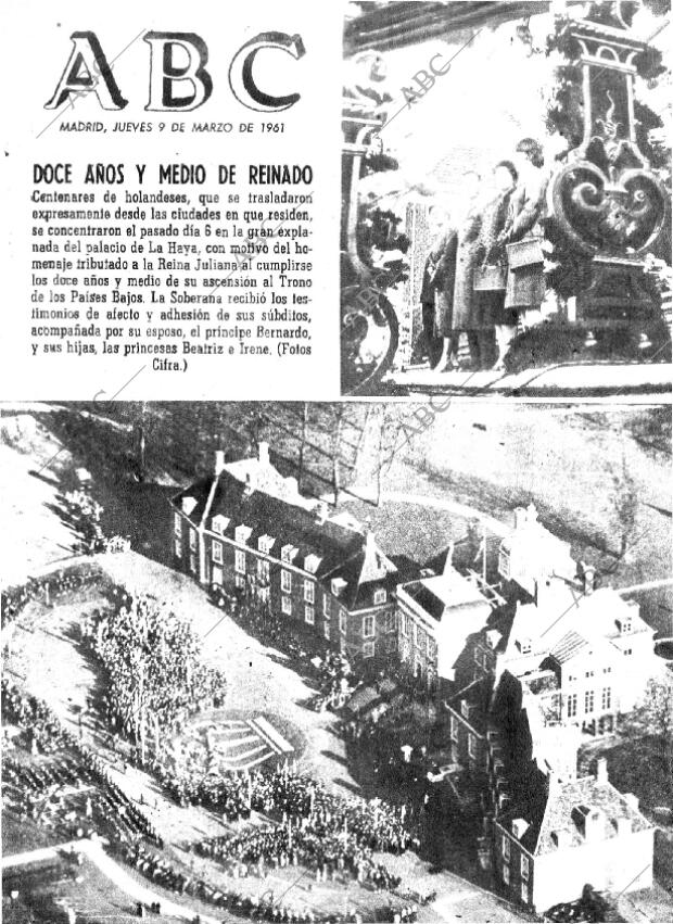 ABC MADRID 09-03-1961 página 1