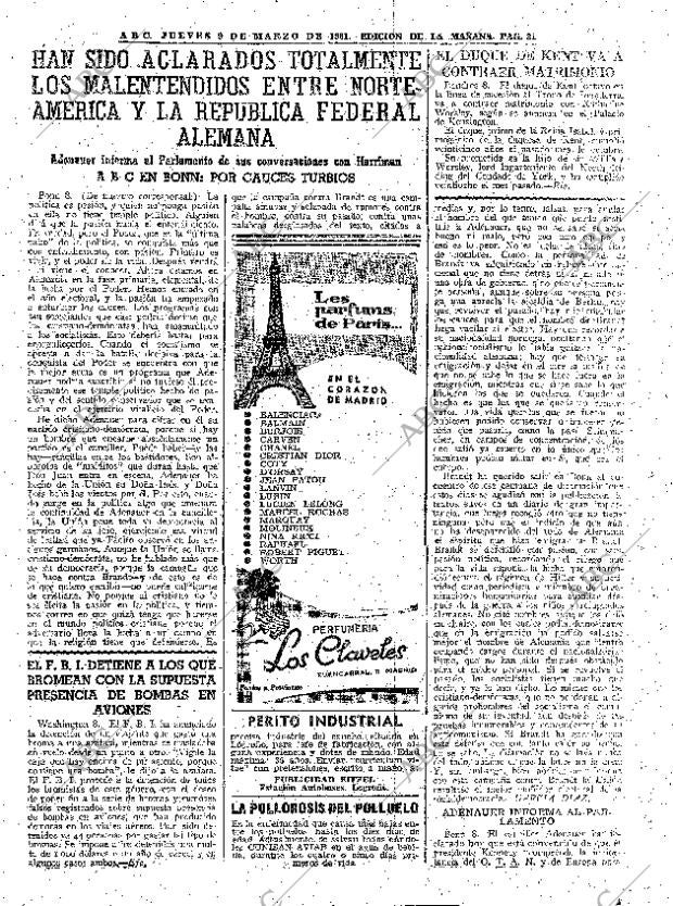 ABC MADRID 09-03-1961 página 31