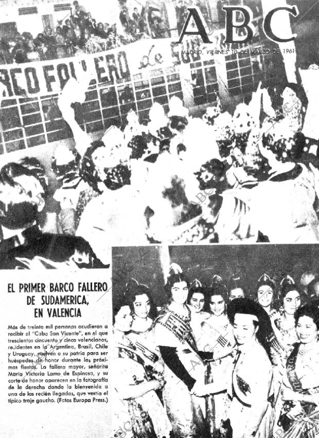 ABC MADRID 10-03-1961 página 1